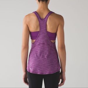 Lululemon On Track Tank - Heathered Aurora